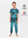 Детская пижама с брюками / Neon lines