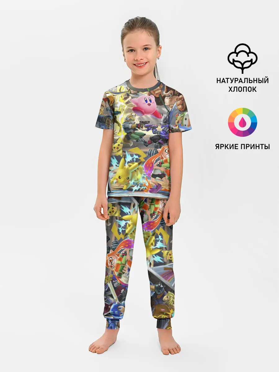 Детская пижама с брюками / Super Smash World