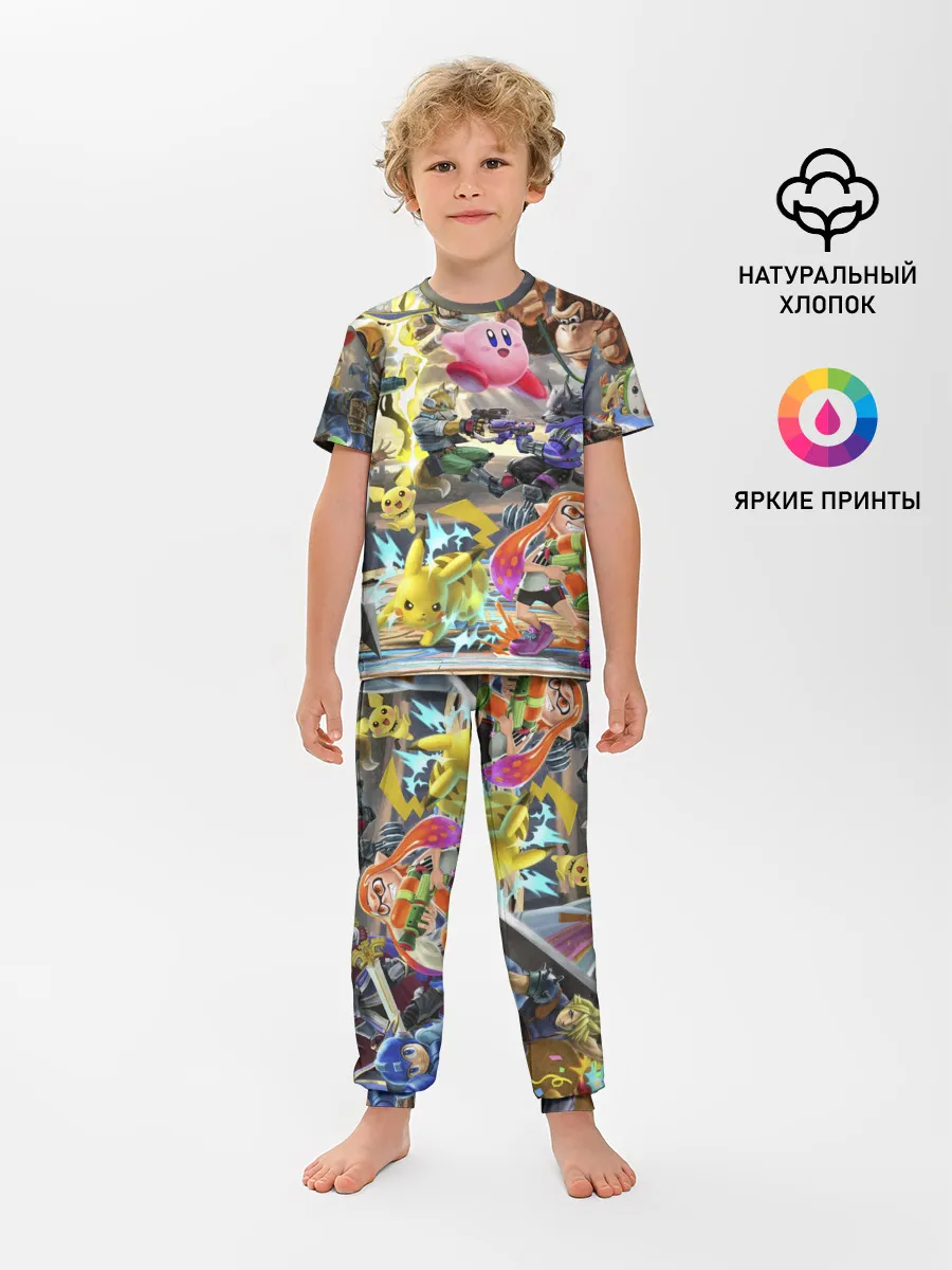 Детская пижама с брюками / Super Smash World