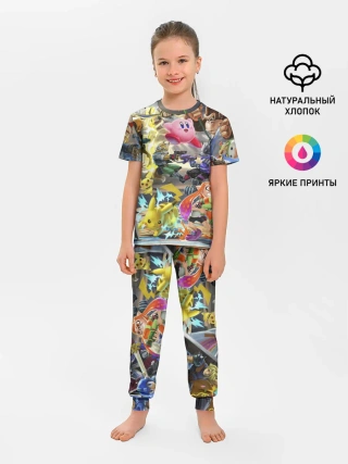 Детская пижама с брюками / Super Smash World