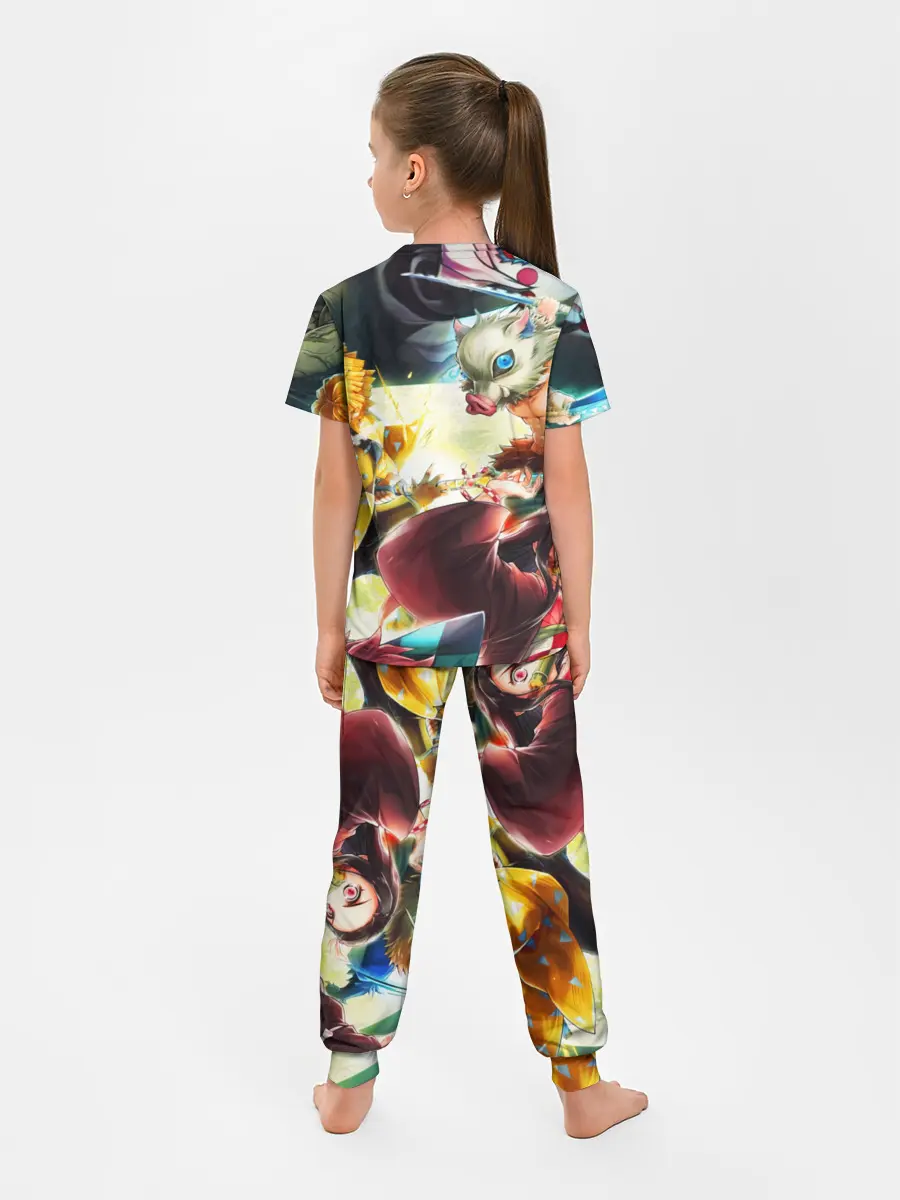Детская пижама с брюками / КЛИНОК РАССЕКАЮЩИЙ ДЕМОНОВ ПЕРСОНАЖИ