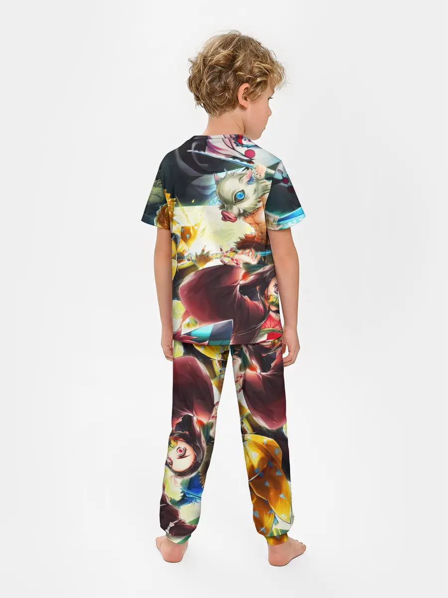 Детская пижама с брюками / КЛИНОК РАССЕКАЮЩИЙ ДЕМОНОВ ПЕРСОНАЖИ