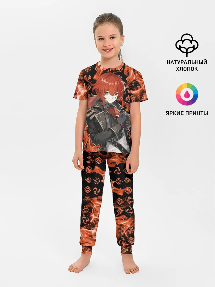 Детская пижама с брюками / DILUC