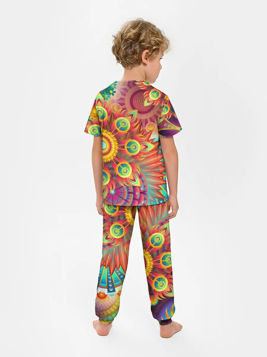 Детская пижама с брюками / Тропики