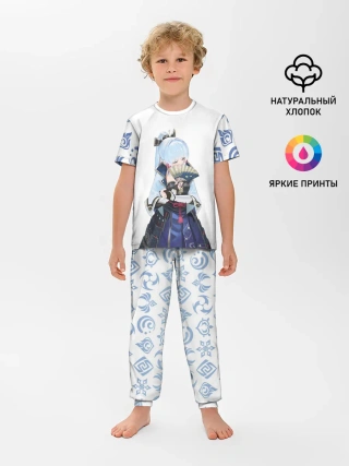 Детская пижама с брюками / КАМИСАТО АЯКА | КРИО