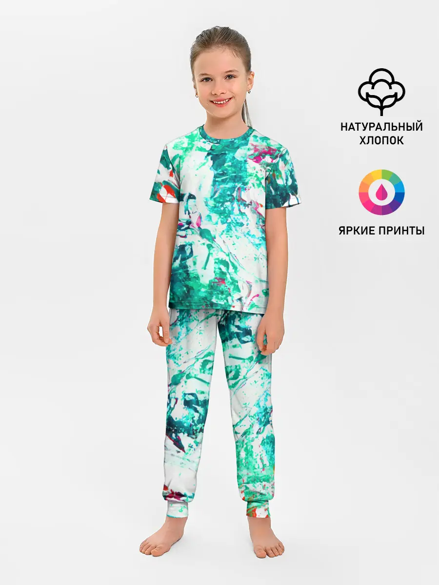 Детская пижама с брюками / Берюза Морской