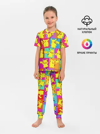 Детская пижама с брюками / ПИКАЧУ