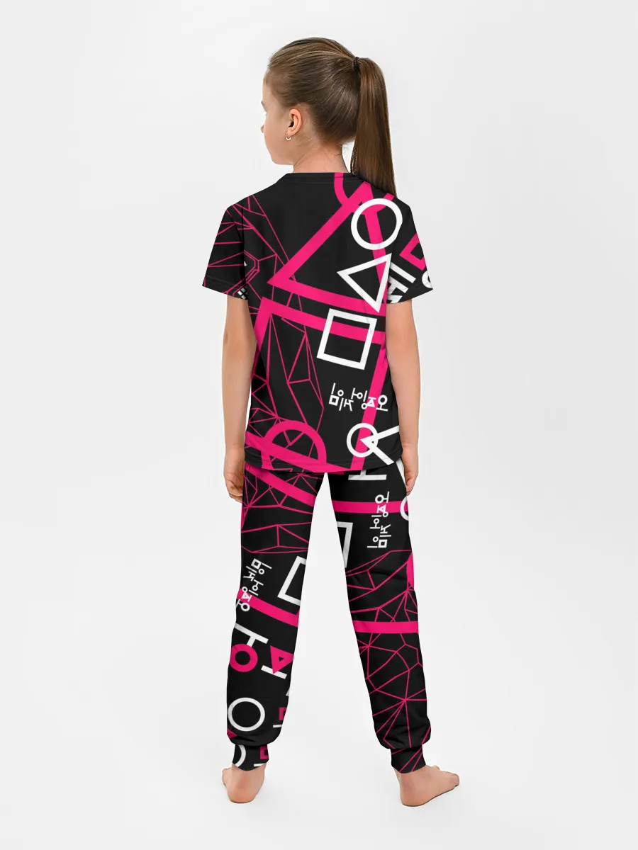 Детская пижама с брюками / Игра в кальмара