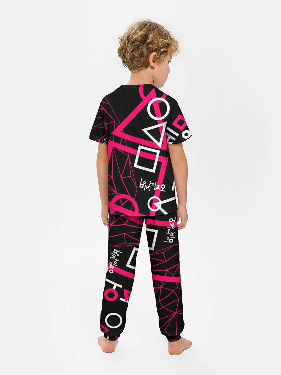 Детская пижама с брюками / Игра в кальмара