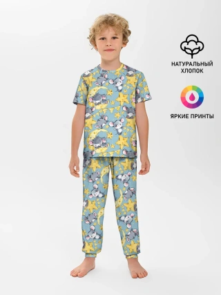 Детская пижама с брюками / Сыр и мыши