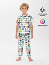 Детская пижама с брюками / BITCOIN PATTERN | БИТКОИН