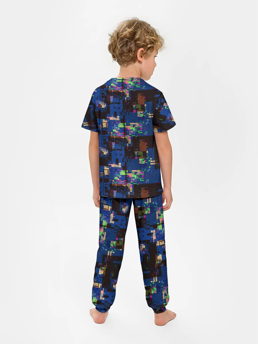Детская пижама с брюками / Глитчи