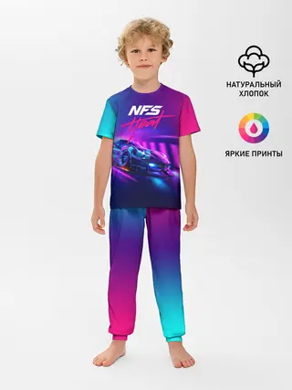 Детская пижама с брюками / NEED FOR SPEED - HEAT