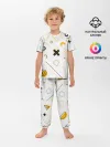 Детская пижама с брюками / Геометрический узор