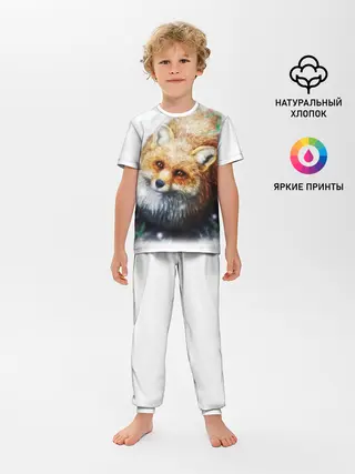 Детская пижама с брюками / Лиса
