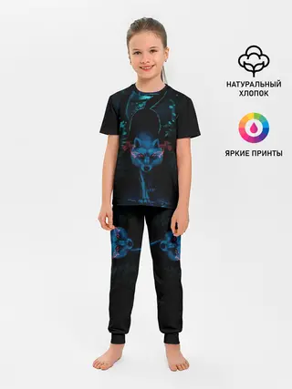 Детская пижама с брюками / Крадущийся волк