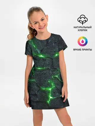 Детское платье / ЗЕЛЁНОЕ ИЗЛУЧЕНИЕ