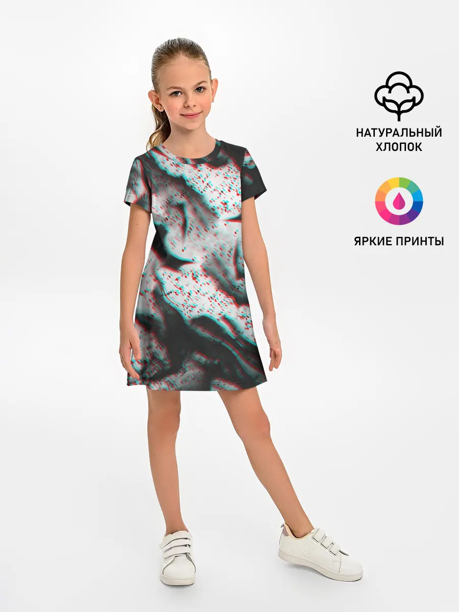 Детское платье / ОГОНЬ ГЛИТЧ