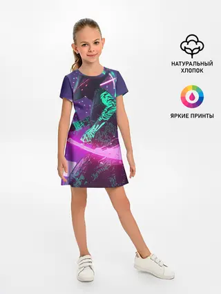 Детское платье / Неоновый Самурай