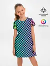 Детское платье / Checkerboard Color