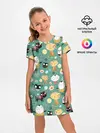 Детское платье / Совы и котики