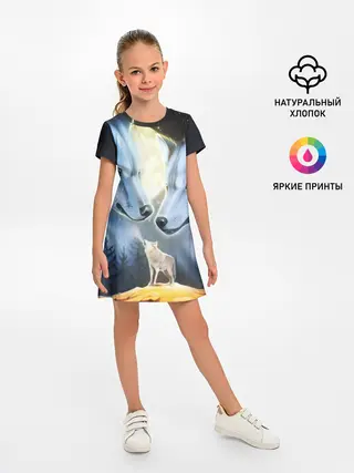 Детское платье / ВОЛК В НОЧИ