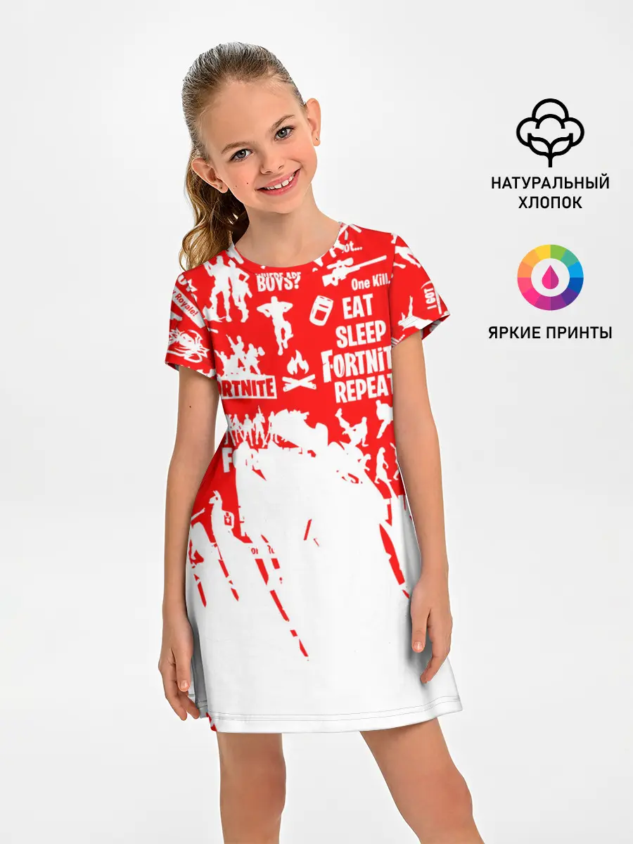 Детское платье / Fortnite