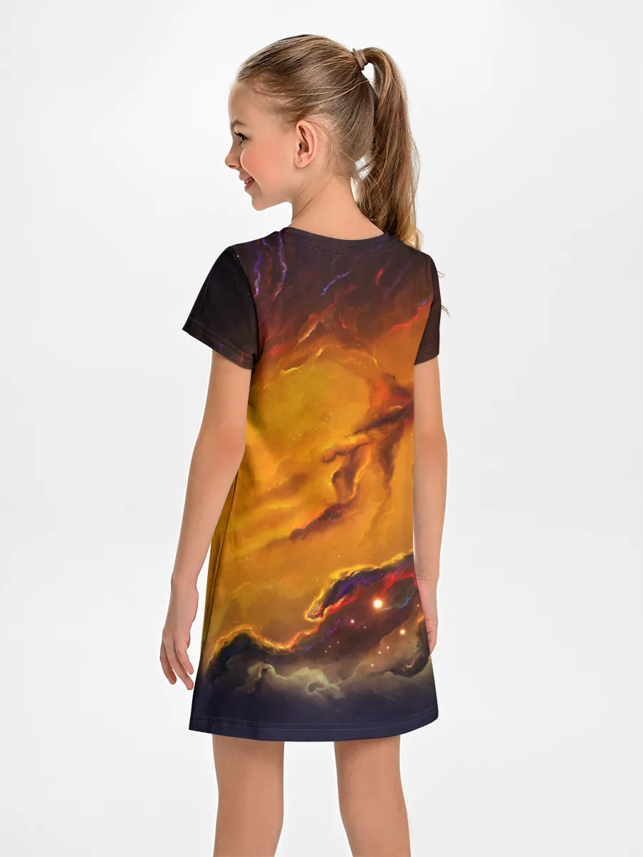 Детское платье / Космический кот | Space Cat