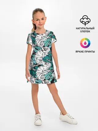 Детское платье / Хамелеоны