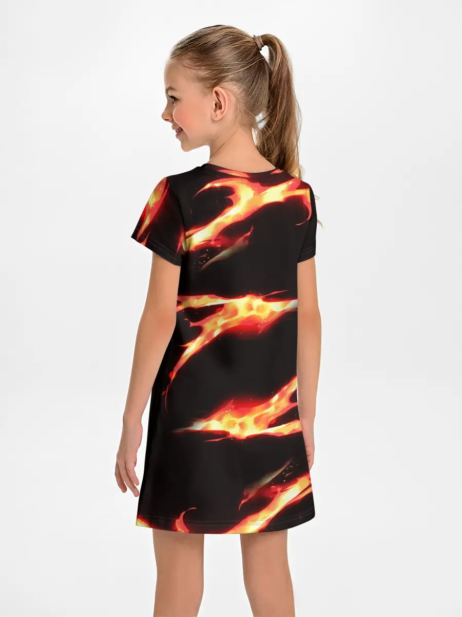 Детское платье / Рассекающий демонов в огенных лучах