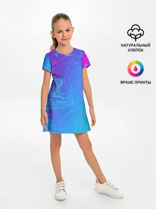 Детское платье / BACKGROUND IN NEON