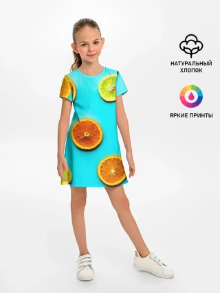 Детское платье / АпельСинки