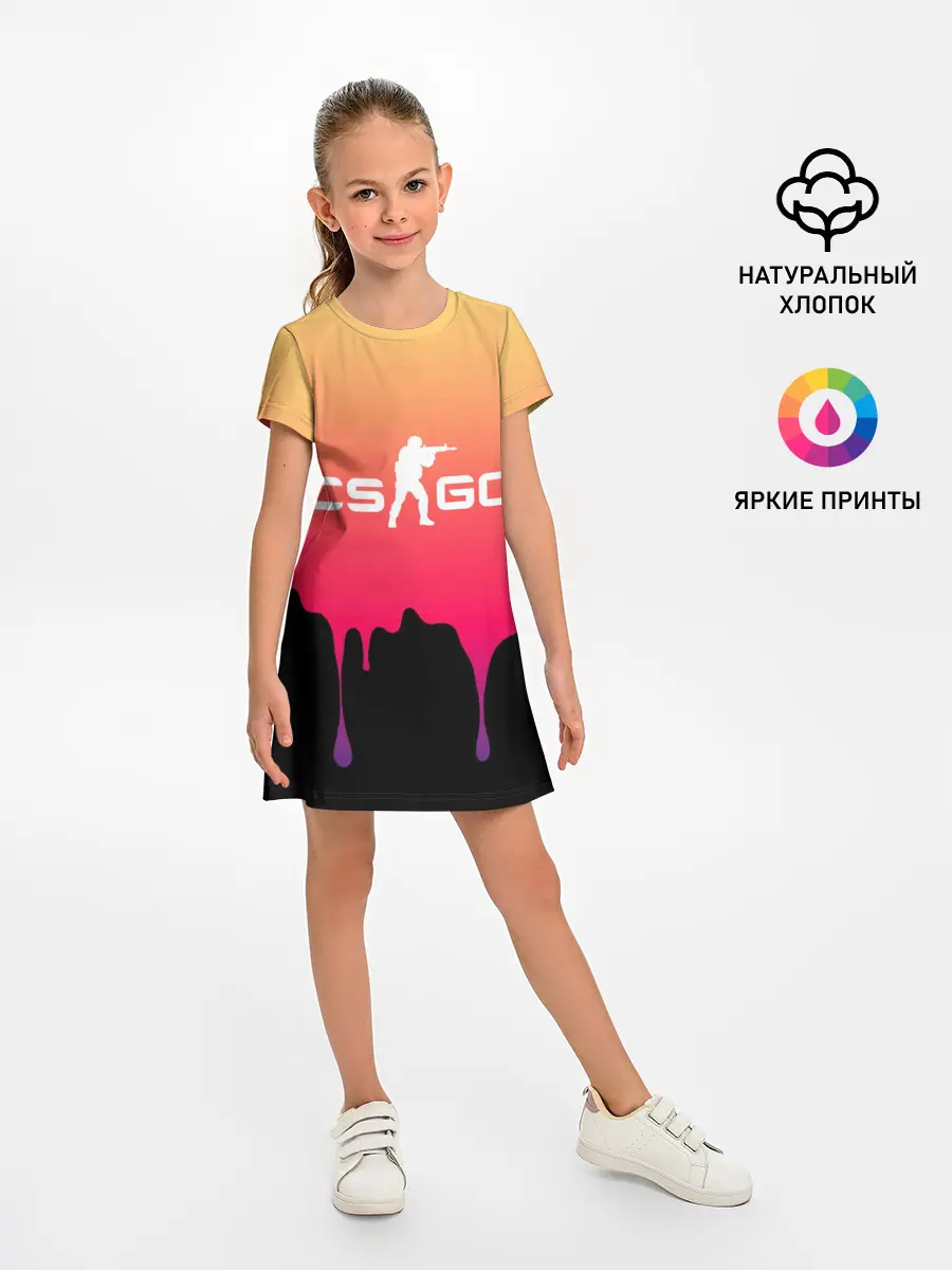 Детское платье / CS GO GRADIENT