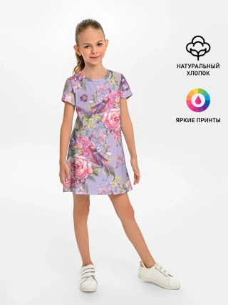 Детское платье / Лилии и розы