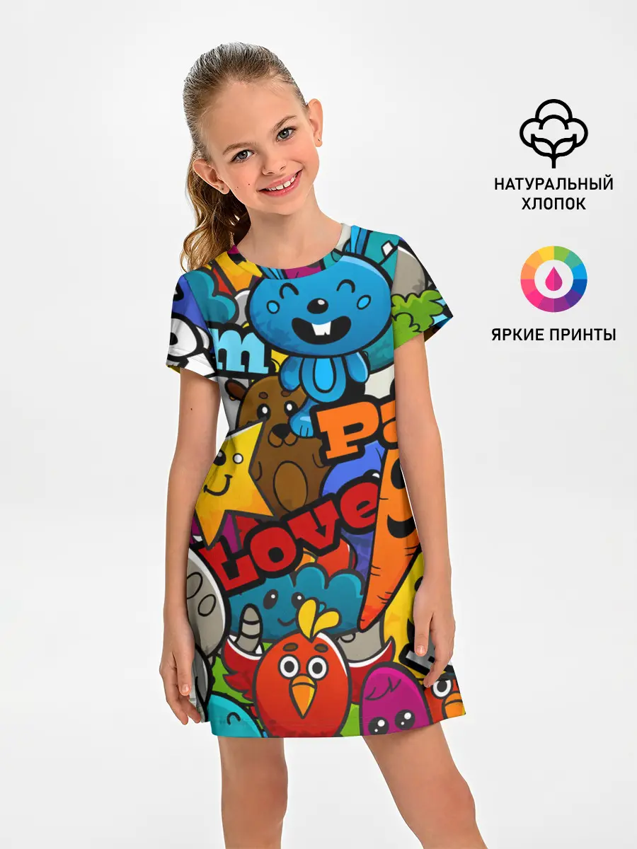Детское платье / LOVE | PEACE | PARTY