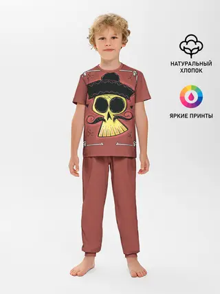 Детская пижама с брюками / Dia de los Muertos