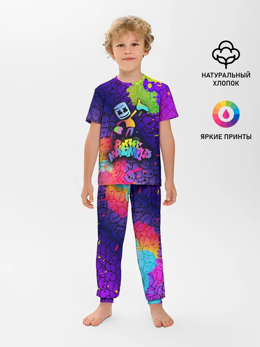 Детская пижама с брюками / Marshmello