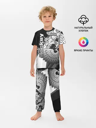 Детская пижама с брюками / Hockey