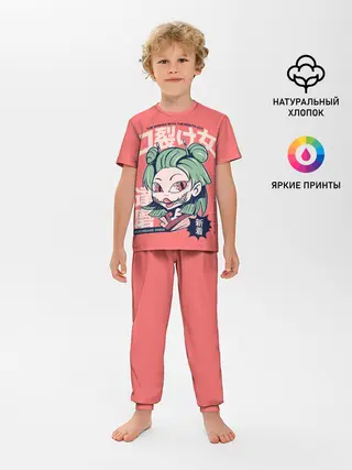 Детская пижама с брюками / Anime Kuchisake Onna Yokai