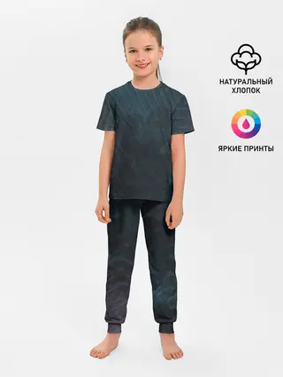 Детская пижама с брюками / Dark Texture