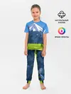Детская пижама с брюками / Горы пейзаж природа вектор