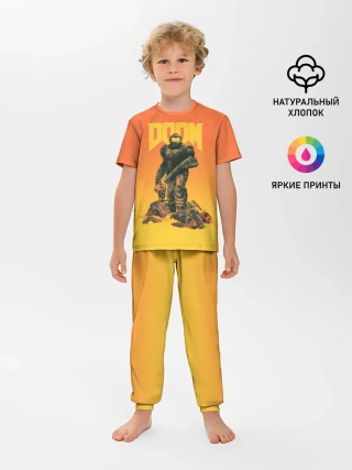 Детская пижама с брюками / Doom
