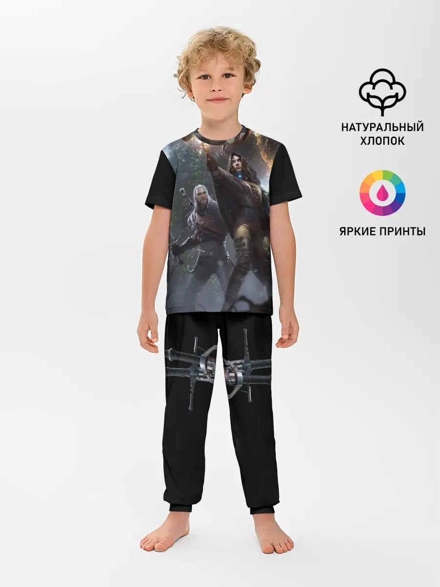 Детская пижама с брюками / Геральт и Йен