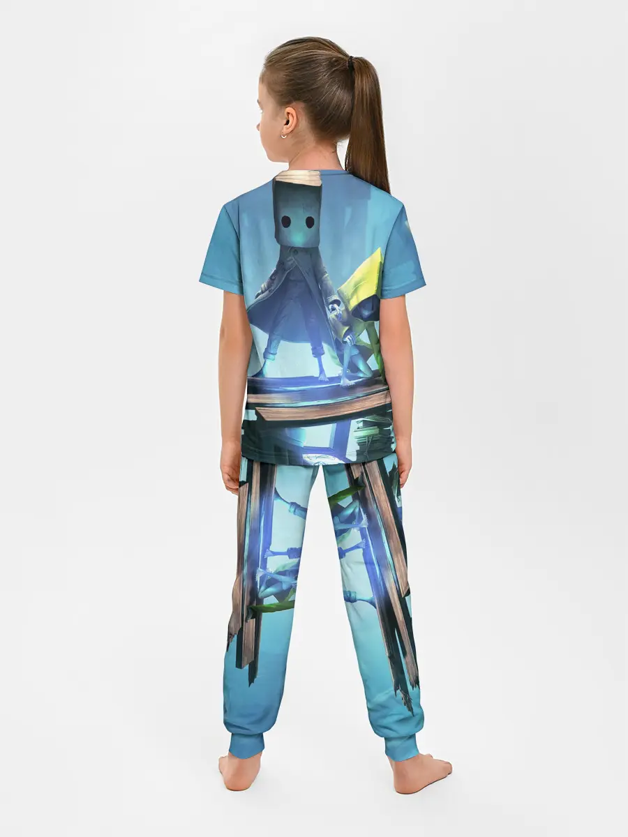 Детская пижама с брюками / Little Nightmares || арт шестой и моно