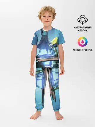 Детская пижама с брюками / Little Nightmares || арт шестой и моно