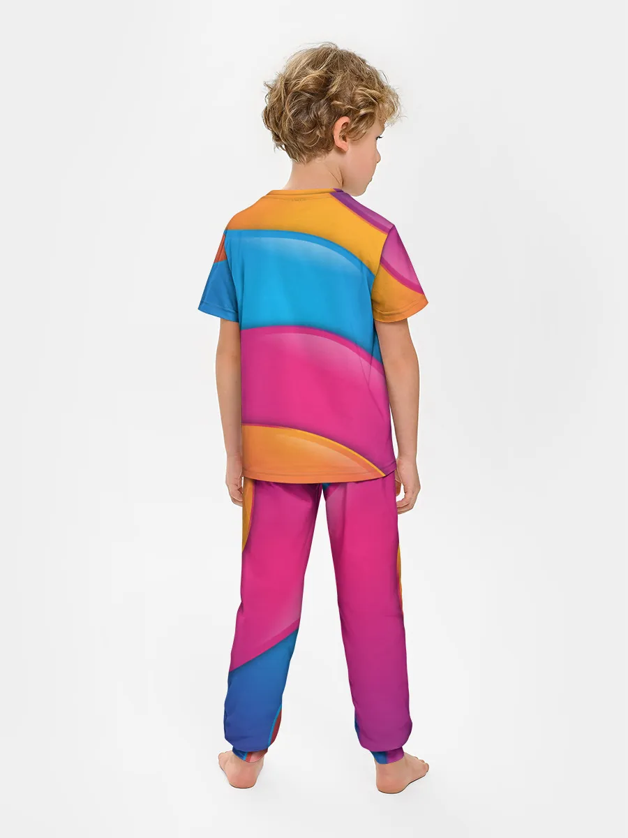 Детская пижама с брюками / Candy rainbow