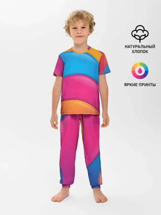 Детская пижама с брюками / Candy rainbow