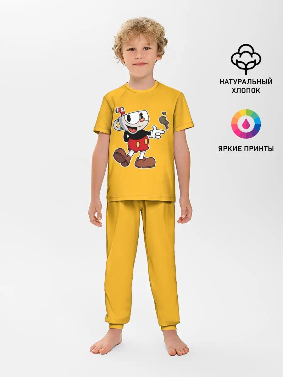 Детская пижама с брюками / CUPHEAD | КАПХЕД