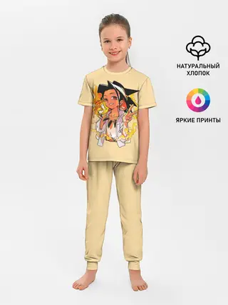 Детская пижама с брюками / Йо и Амидамару