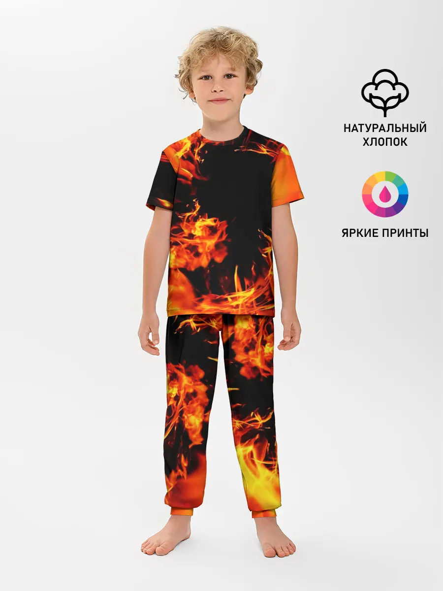 Детская пижама с брюками / ОГОНЬ | FIRE